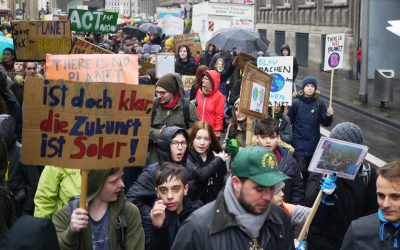 Besuch der Klima-Demonstration