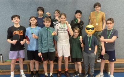 Beim Tischtennistunier dabei