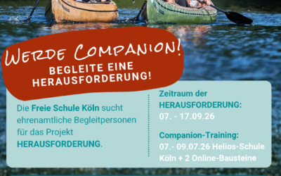 Werde Companion! Begleite eine Herausforderung!